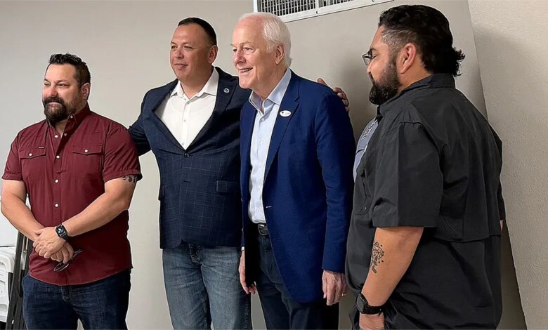 Cornyn campaigns ahead of the runoff election