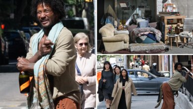 Twerking, tailed homeless man named Tiger turns NYC sidewalk into his own luxe lair