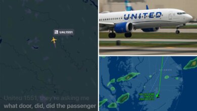 United Airlines passenger tries to open plane door at 36,000 feet, assaulted traveler on flight from Newark