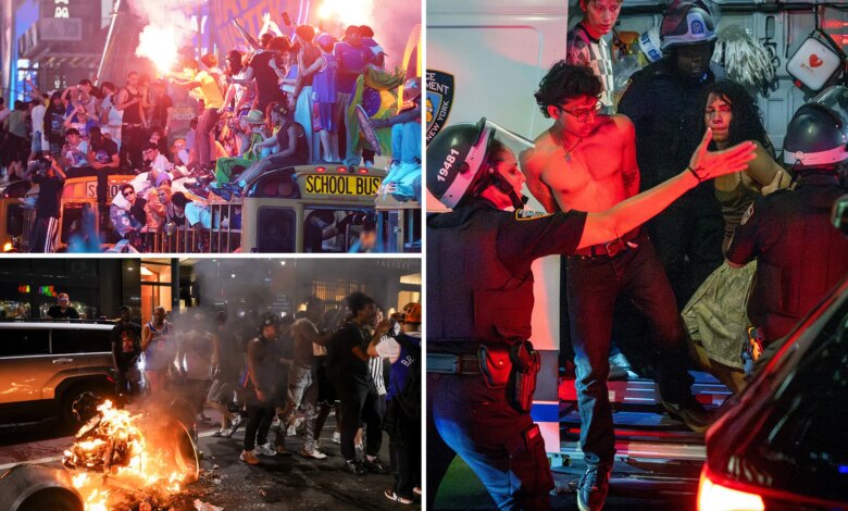 63 people arrested in violent NYC night as Knicks fans celebrate NBA Finals win