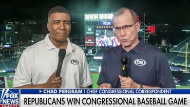 Chad Pergram talking on Fox News.