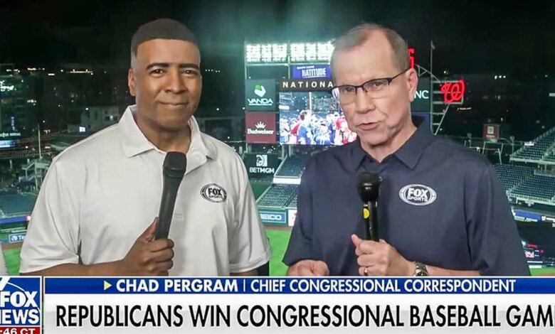 Chad Pergram talking on Fox News.