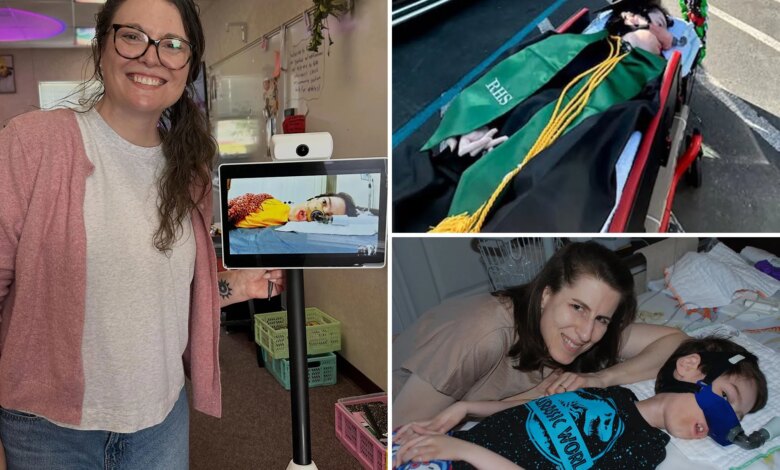 Inspiring student graduates high school while using telepresence robot