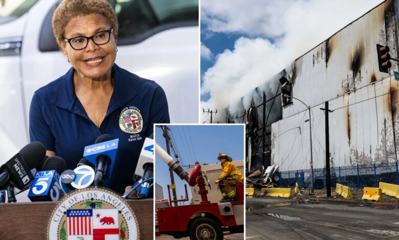 Karen Bass was out of town for Boyle Heights fire