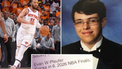 LI man goes viral for predicting Knicks' NBA final run in his 2020 high school yearbook
