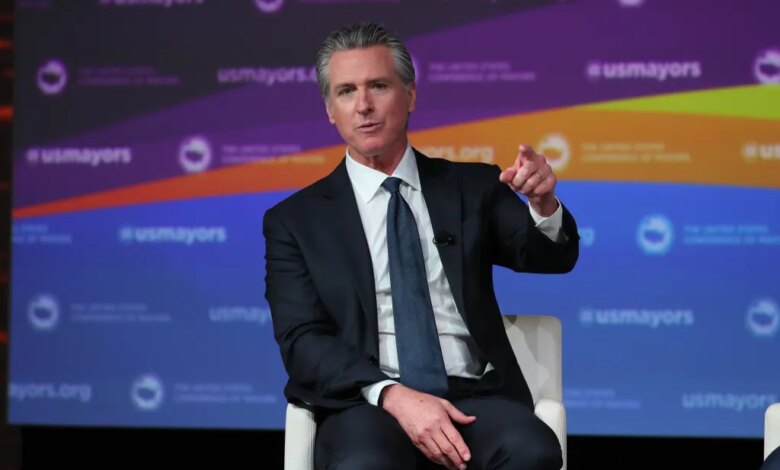 California Governor Gavin Newsom at the U.S. Conference of Mayors' 94th Annual Meeting.