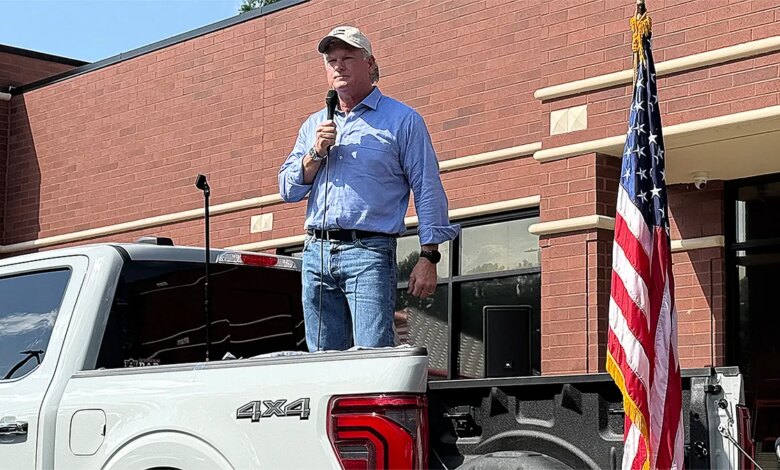 Mike Collins standing outdoors in Woodstock, Georgia.