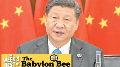 Best of the Babylon Bee: President Xi boasts that China 'would never rig an election' after winning with 100 percent of vote