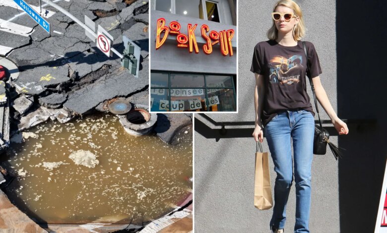 Book Soup in West Hollywood closed indefinitely after water main break