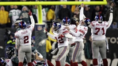 Jay Feely wins the game for the Giants