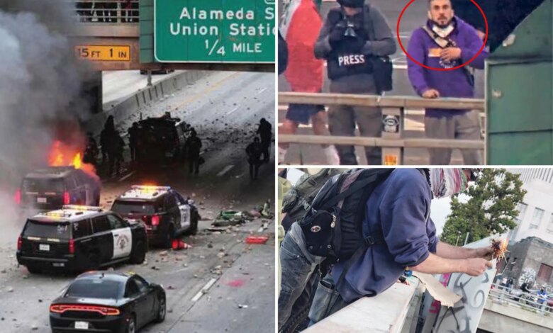 LA anti-ICE rioter sentenced for attacking CHP officers