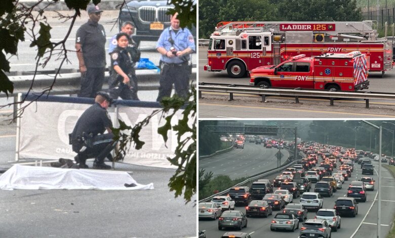Man, woman hurled from out-of-control motorcycle that hit 4 other vehicles, including BMW, during NYC evening rush: cops