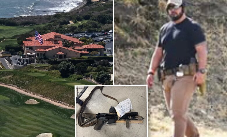 Armed man at Trump National Golf Club is decorated Marine veteran