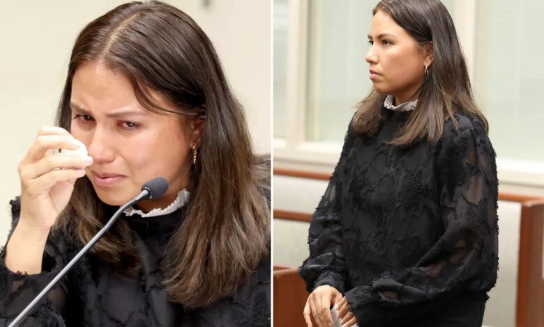 California teacher, 34, who had sex with boy under 15, sobs in court