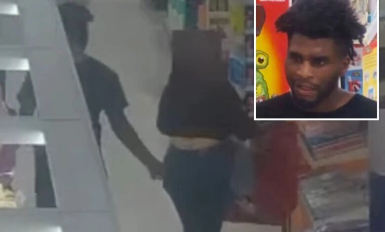 Man gropes woman pushing child in cart at California Target