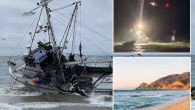 San Francisco beach closed after fishing boat carrying 1,000 gallons of diesel runs aground