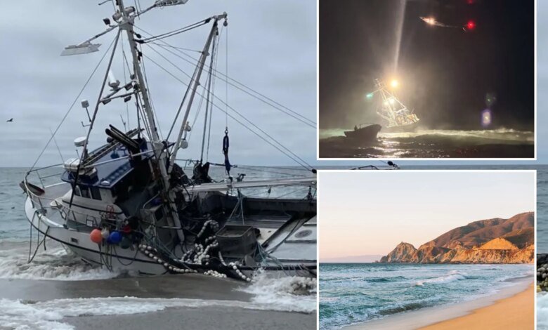San Francisco beach closed after fishing boat carrying 1,000 gallons of diesel runs aground