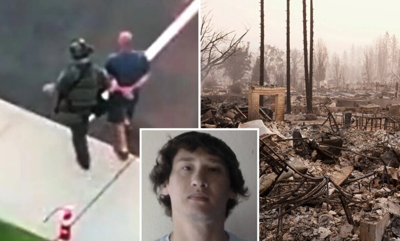 Suspected Washington wildfire arsonist arrested as blaze continues