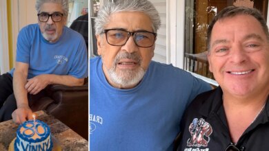 Vincent Pastore seen celebrating 80th birthday with 'right-hand man' weeks before death