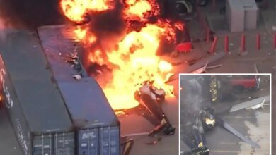 3 dead after news helicopter crashes in Chatsworth near site of bus crash