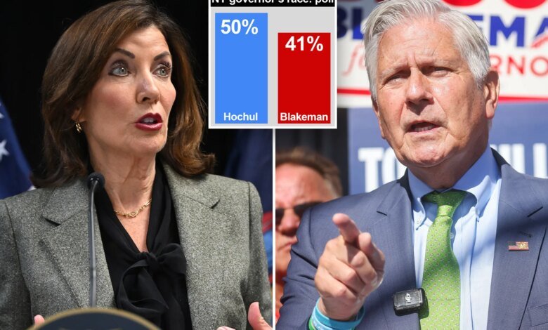 Bruce Blakeman within single digits of Kathy Hochul in New York governor's race: poll