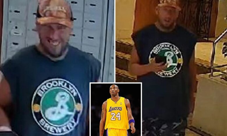 Grinning package thief swipes $17K of Kobe Bryant, NBA cards from Brooklyn building: cops