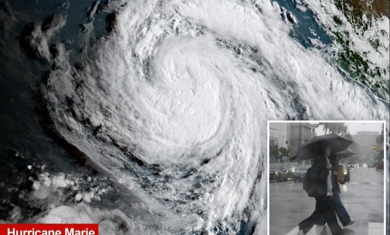Hurricane Marie could bring rare tropical rain to Southern California
