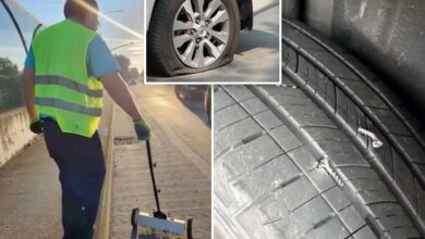 Sacramento suburb wrecked with wave of flat tires from the screws