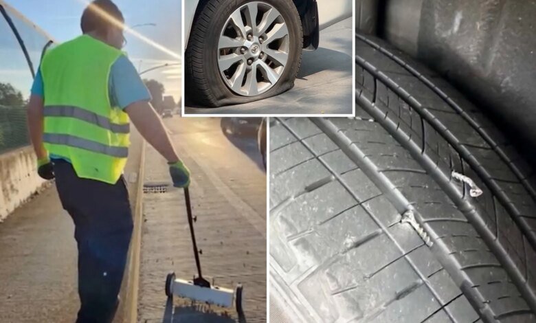Sacramento suburb wrecked with wave of flat tires from the screws
