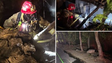 Secret homeless bunker discovered near Santa Barbara path after fire