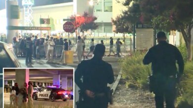 Shooting rocks California city after college football game on Labor Day weekend