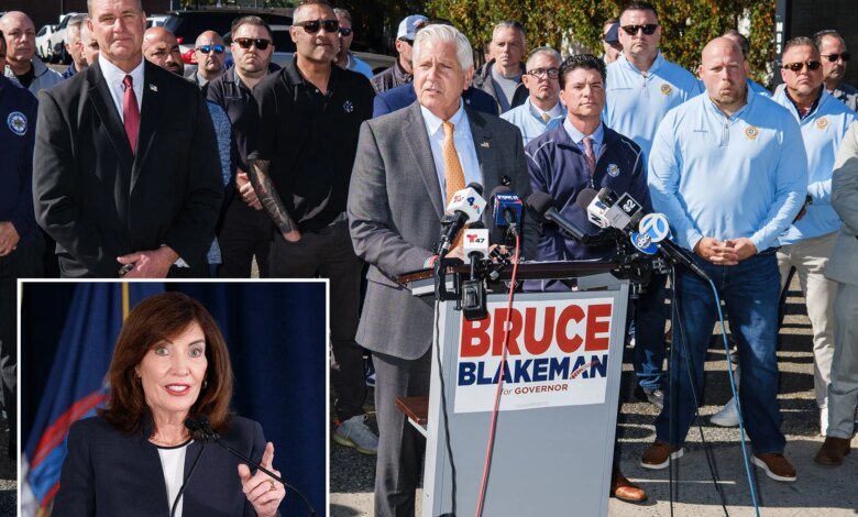 Blakeman backed by police unions from across NYS as gov race enters final stretch