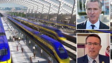 Gavin Newsom vetoes bill giving high-speed rail watchdog more power