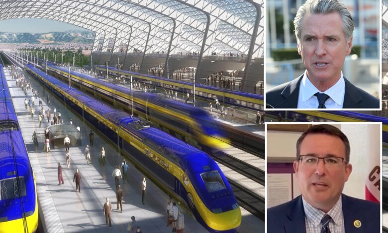 Gavin Newsom vetoes bill giving high-speed rail watchdog more power