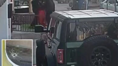 Gunfire erupts outside LA clothing store during daylight robbery