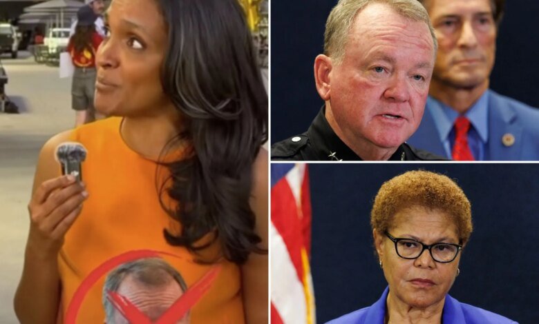 LA Mayor Karen Bass and Nithya Raman tangle in mayoral debate