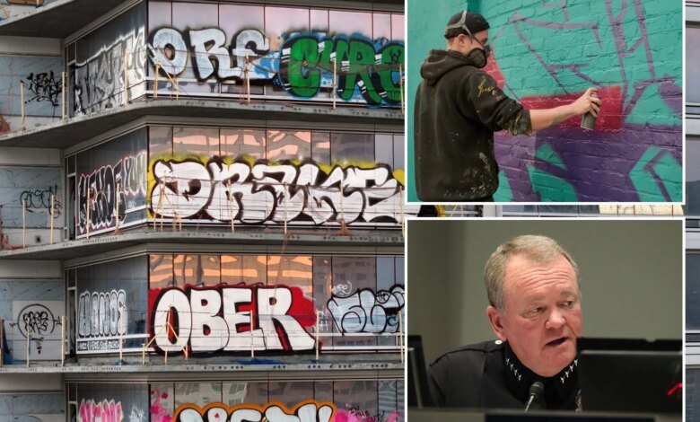 LA city employee charged as part of sprawling graffiti spree