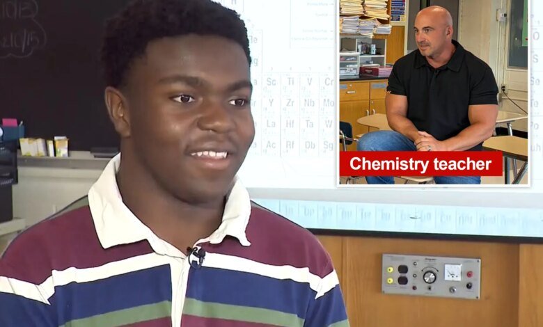 LI student JoJo Yawson aces chemistry Regents exam to win teacher's 25-year-old challenge for $100