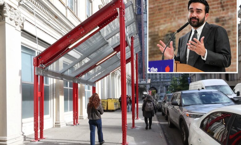 NYC's slanted sidewalk sheds draw ridicule but expert wonders who will pay