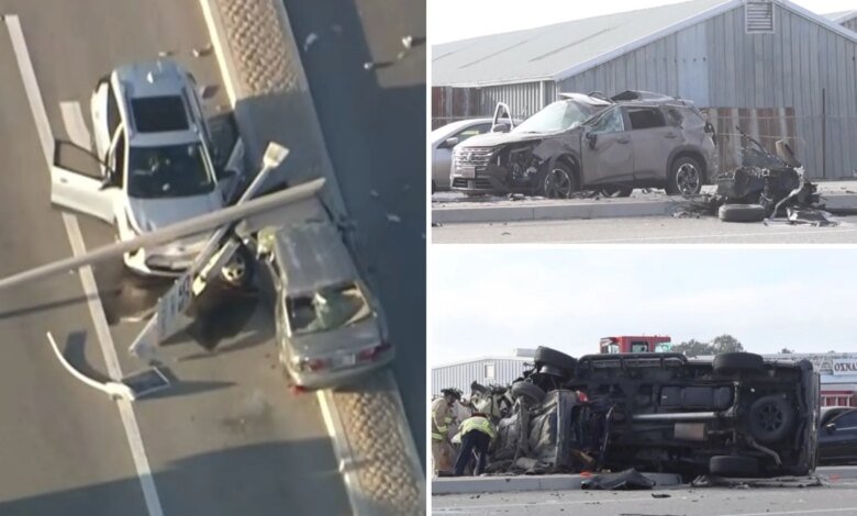 Oxnard driver booked on 2 murder counts after deadly 8-car crash