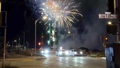 Pile of illegal fireworks explode on San Francisco beach