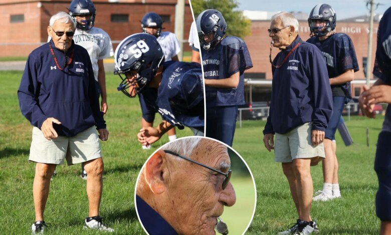 The 83-year-old LI high school coach who's still going — four NFL players later